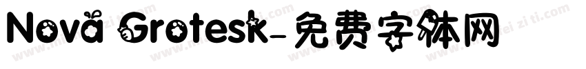 Nova Grotesk字体转换